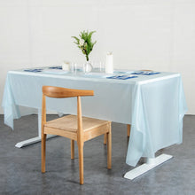 Waterproof Disposable Plastic Table Cover 137 × 183 cm
