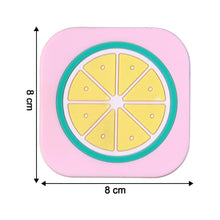 Premium Silicone Drink Coaster (1 Pc, 8×8 cm / Mix Design)
