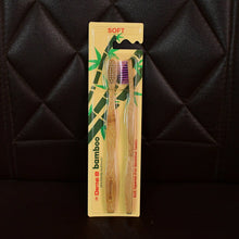 Eco-Friendly Natural Bamboo Toothbrush with Medium Bristles (2 Pc)