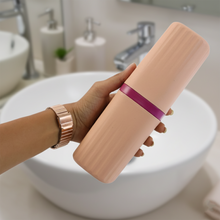 Plastic Hygienic Toothbrush Travel Portable Case (2 Pc)