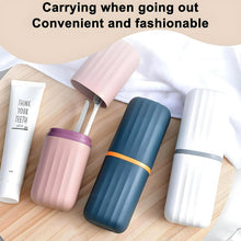 Plastic Hygienic Toothbrush Travel Portable Case (2 Pc)