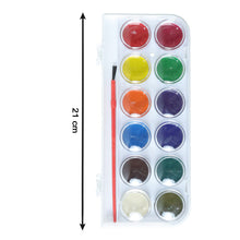 12 Shade Compact Watercolour Paint Set 1 Set