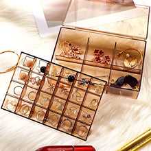 2-layer acrylic dustproof jewellery storage box 30 compartments India