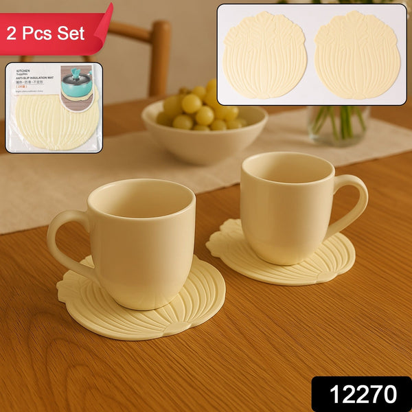 Zen Leaf Silicone Drink Pads