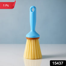 Compact Plastic Scrub Brush with Handle