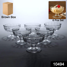 Transparent Glass Sundae Dish