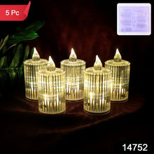  Crystal Effect LED Flameless Candle Lights 