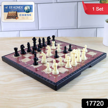 Foldable Magnetic Chess Board Game Set (24 x 24 Cm)