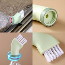 Multipurpose Bottle-Connectable Cleaning Brush with Built-In Scraper (1 Pc)