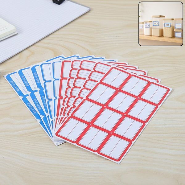 10 Sheets Self-Adhesive Label Stickers