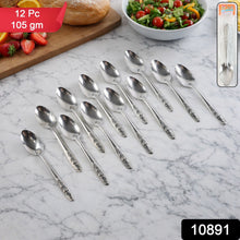 12 piece stainless steel spoon set