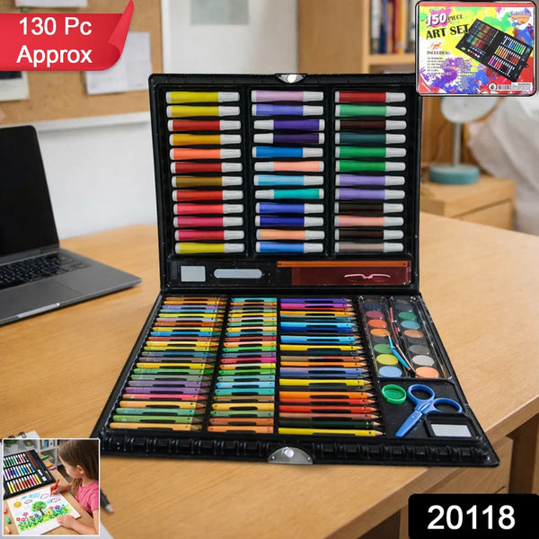 130 Piece Approx Complete art and drawing color kit