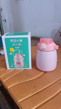 Stainless Steel Vacuum Insulated Water Bottle with Handle & Sticker (700 ML)