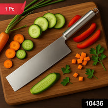  Stainless Steel Vegetable Cleaver Knife - in-use lifestyle shot