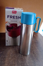 Supermom Stainless Steel Fresh Oil Pourer Bottle with Flip Lid and Handle Approx 1000ML (1 Pc)