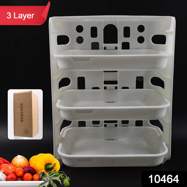 3 layer stack organizer for kitchen