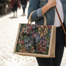 Multipurpose Floral Print Carry Hand Bag 1 Pc 29x33 Cm