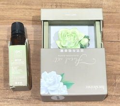 Rose Flower Car Air Freshener Clip for AC Vent with Perfume Bottle 10ML (1 Pc)