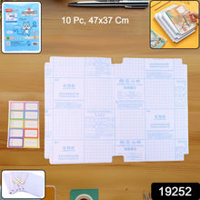 Transparent Book Cover (10 Pcs Set / 47x37cm)