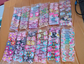 Spiral Hair Braiding Clips for Kids (12 Pc /  Mix Design)