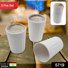 Small Plastic Coffee / Tea Cups Reusable Plastic Cup Mug(3 Pcs Set)