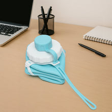 600ml Collapsible Silicone Water Bottle for Travel, Sports, Gym & Office (1 Pc)