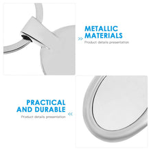 Durable Polished Oval Key Ring
