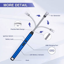 Long Neck Rechargeable Electric Arc Lighter