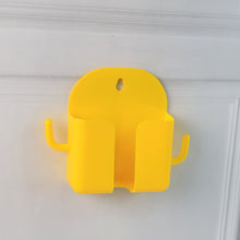 1 Pc Wallmount Mobile Stand With Hook for and stuffs purposes. (Mix Color / 1 Pc)