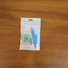 Premium Kids Plastic Drawing Compass Geometry Set (1 Set)