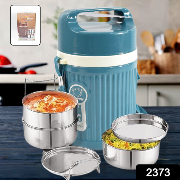 Stackable Insulated Tiffin with Handle (1 Pc): Leakproof, Hot Food Container