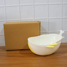 Plastic Rice Pulses Fruits Vegetable Noodles Pasta Washing Bowl and Strainer (2 Pc)
